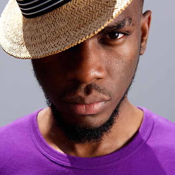 Fashionable young man wearing a hat